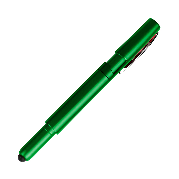 Bolígrafo multifunciones de plástico con luz Meybod.